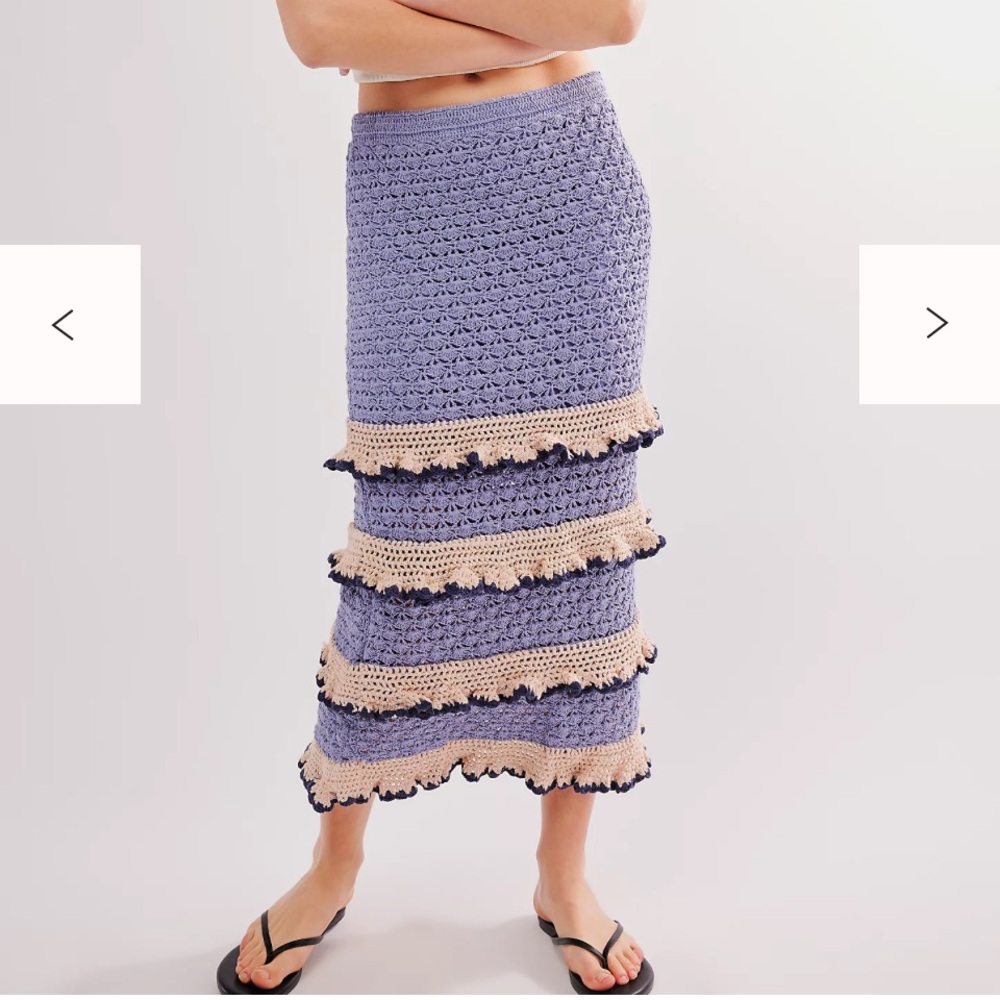 Cleobella Serena Crochet ankle skirt